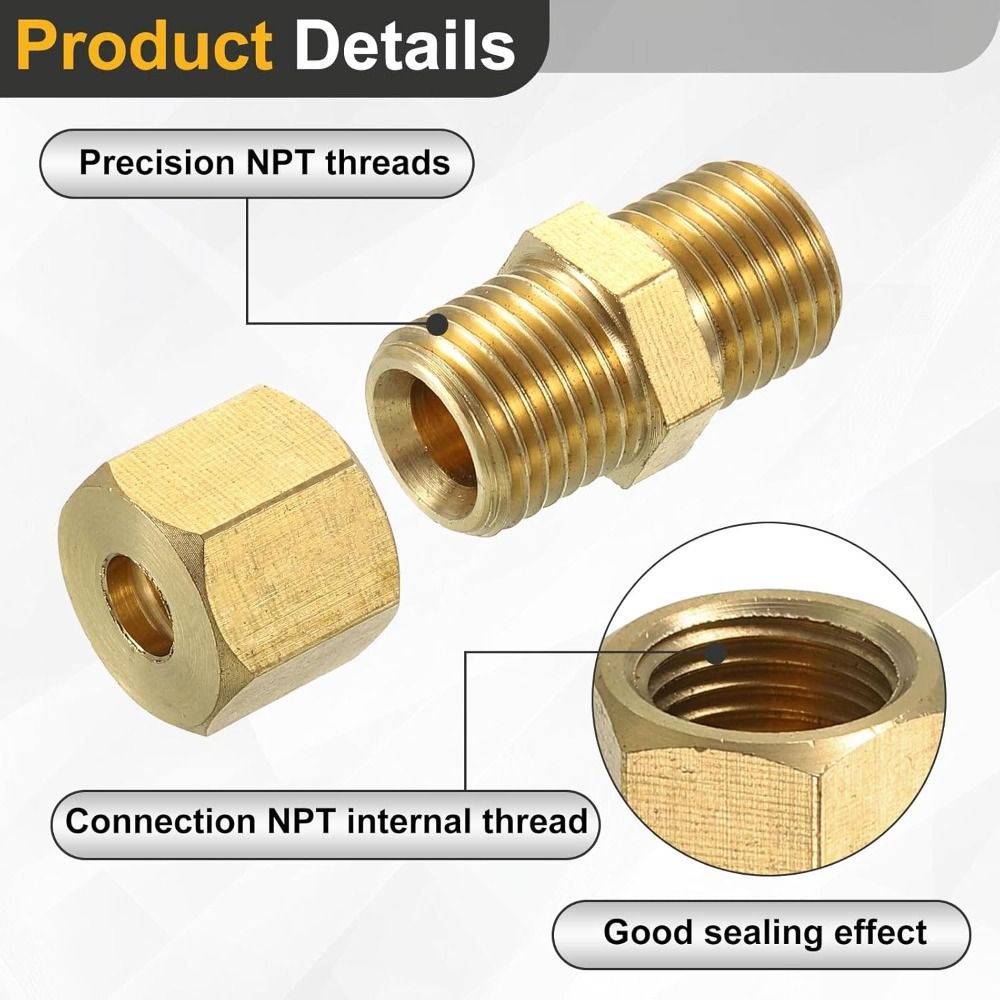 Compression Fitting Brass - Raccord de compression en laiton 4